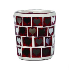 Photophore Mosaïque rouge...