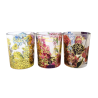 Lot de 3 photophores en verre à motifs floraux – Village Candle