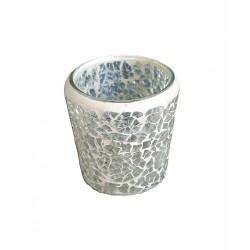 Photophore Mosaïque transparente - Village Candle