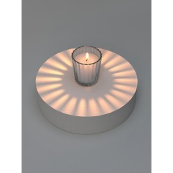 Bougie mini verre luisant Rechargeable 8 H- Bougie la Française