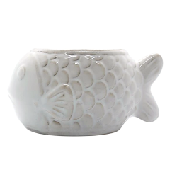 Bougie Woodwick  Fougere céramique poisson