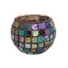 Photophore Globe Mosaïque irisée – Village Candle