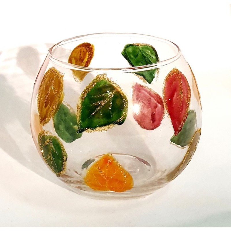 Photophore Globe Feuilles d'automne – Village Candle