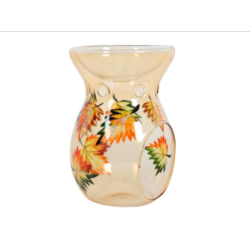 Brûle-Parfum en Verre Ambré...