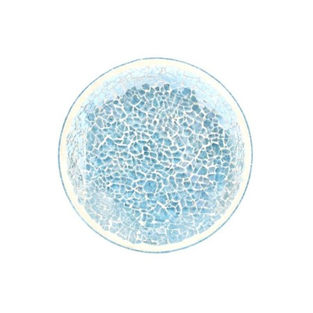 Soucoupe Support bougie Mosaïque ice Blue - Village Candle