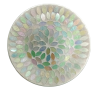 Assiette Support bougie Mosaïque Perles pastel - Village Candle
