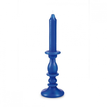Bougie chandelier Bleue – Donkey