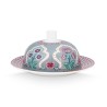 Beurrier rond – Flower festival -Bleu clair - Pip Studio