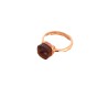 Bague en argent 925 avec pierre couleur améthyste -