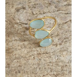 Bague trois pierres...