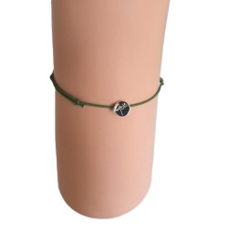 Bracelet avec médaillon trèfle - 7Bis