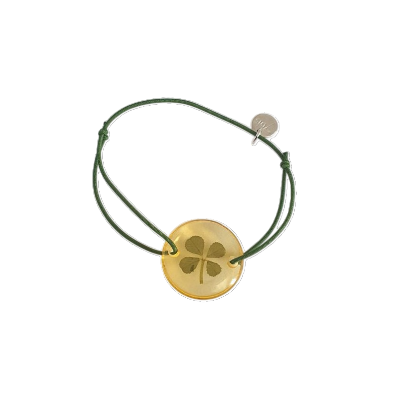 Bracelet avec médaillon trèfle - 7Bis