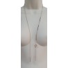 Collier cravate trèfle ajouré