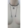 Collier cordon trois cœurs - F.Y. FAUCOGNEY