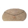 Collier cœur sur cordon en coton ciré