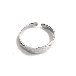 Bague plume argent