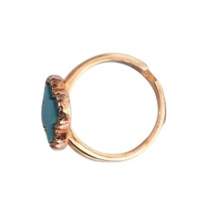 Bague Trèfle Turquoise AG925