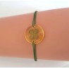 Bracelet avec médaillon trèfle - 7Bis