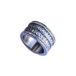 Bague large alliance en...