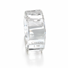 Bague Cayoo en Plexiglas et Swarovski