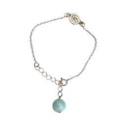 BRACELET CHAÎNE ARGENTÉE &...
