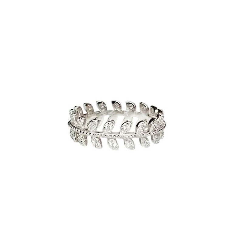 Bague Argent 925 Couronne de laurier.