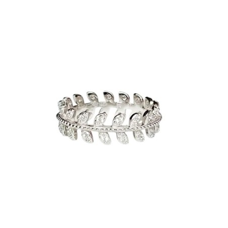 Bague Argent 925 Couronne de laurier.