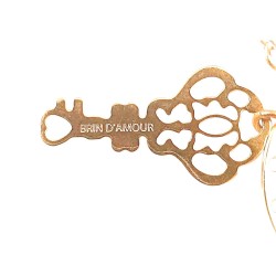 Bracelet Cadenas et clé dorés - Brin d’Amour