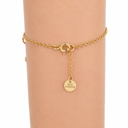 Bracelet Cadenas et clé dorés - Brin d’Amour