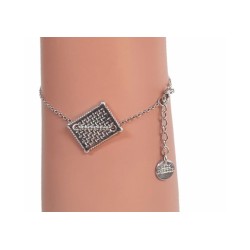 Bracelet Petit Beurre argenté – Brin d’Amour