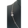 Collier trèfle ajouré argenté – Brin d’Amour