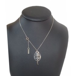 Collier Venezia argenté -...