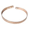 Bracelet jonc réglable martelé – L’Avare by Olivier Lafond