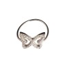 Bague Papillon Argent 925 Sertie de Zirconiums Blancs