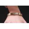 Bracelet jonc "3 cœurs" - Bijoux Ley Nat