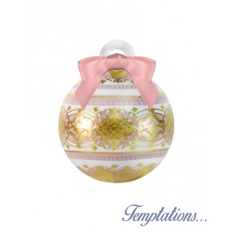 Boule de Noël 9cm Romantic Pink Baci Milano