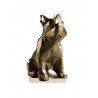 Bougie Bulldog ORIGAMI Brass Candellana