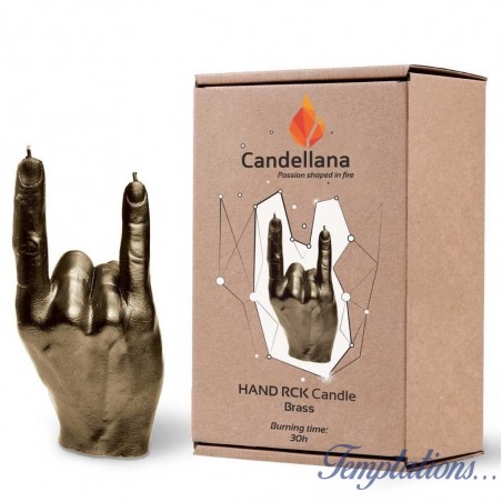 Bougie main Cornes du diable Candellana