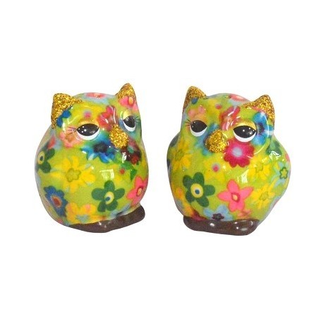 Set sel et poivre Hibou Pomme Pidou