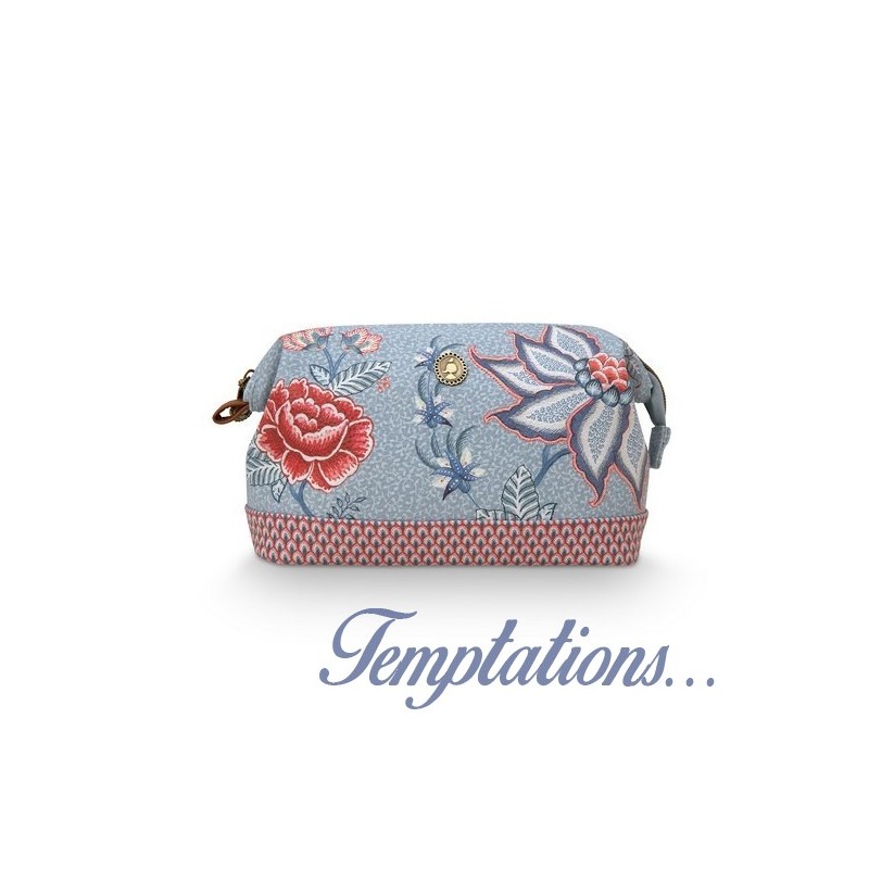 Trousse de toilette bleu clair -Flower Festival -Pip Studio