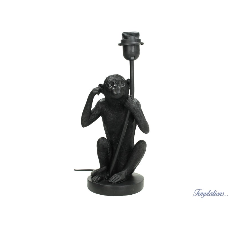 Lampe de table singe sans abat-jour