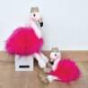 Peluche Flamant Rose Histoire d’ours 30 cm