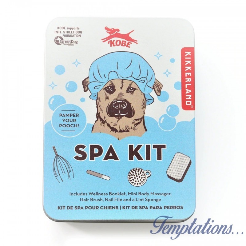 Kit Spa pour chien Kikkerland