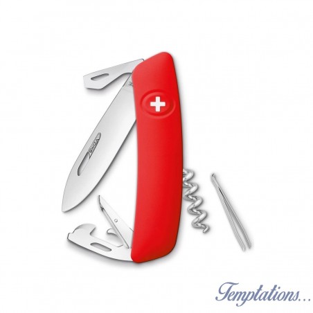 COUTEAU SUISSE SWIZA D03 ROUGE