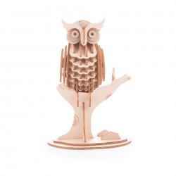 Puzzle en bois 3D Hibou...