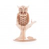 Puzzle en bois 3D Hibou Kikkerland.