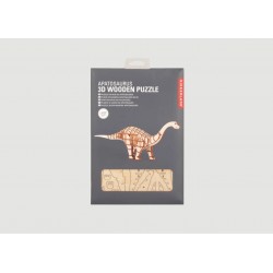 Puzzle en bois 3D APATOSAURUS Kikkerland.