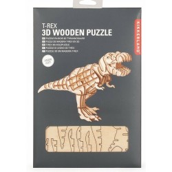 Puzzle en bois 3D T-REX Kikkerland.