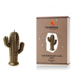 Bougie cactus Brass Candellana