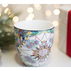 Mug Cosy Xmas silver Baci...